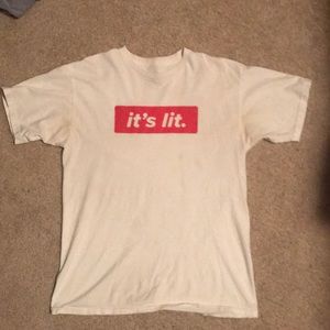 It’s Lit Short sleeve Shirt